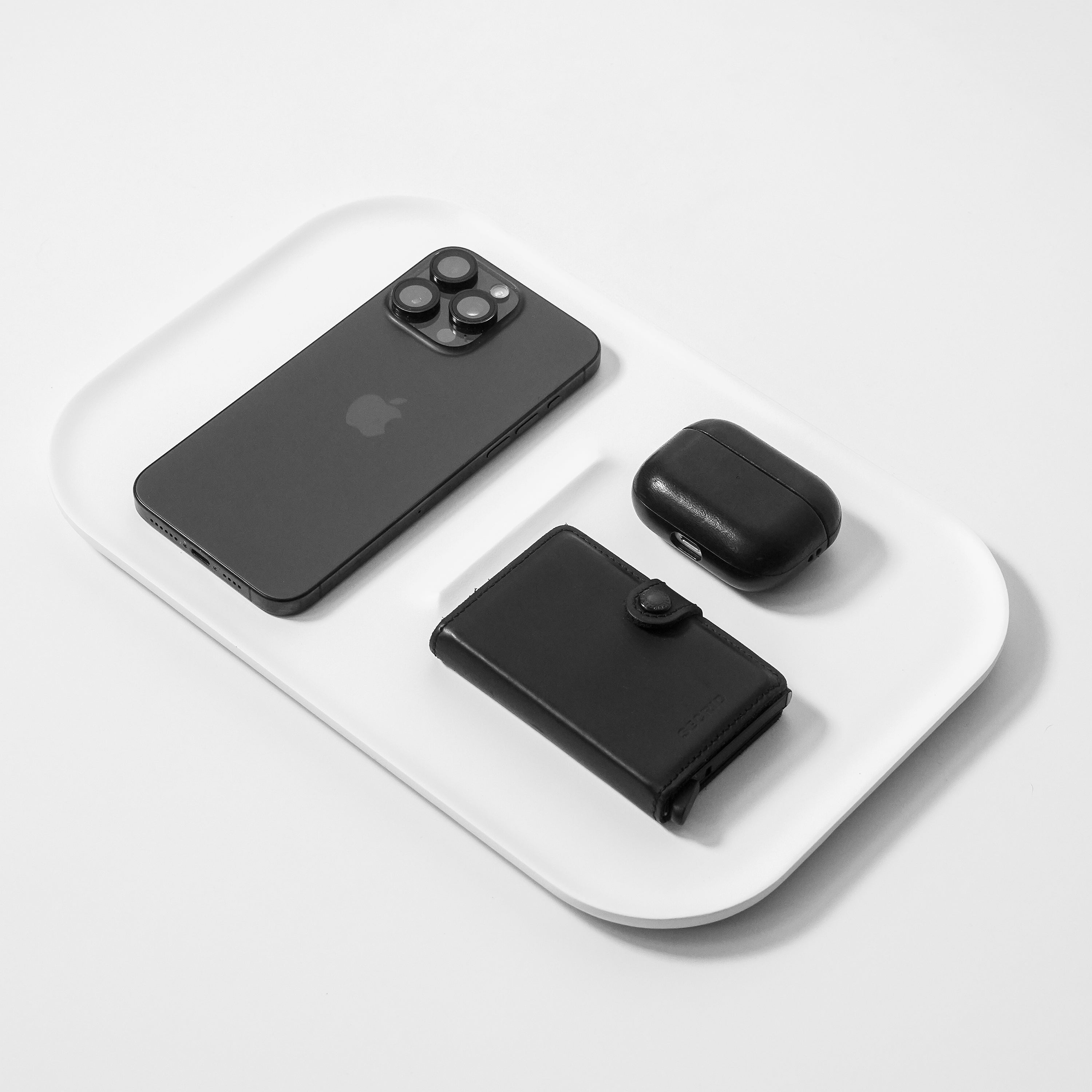 Japandi Catchall Tray | White