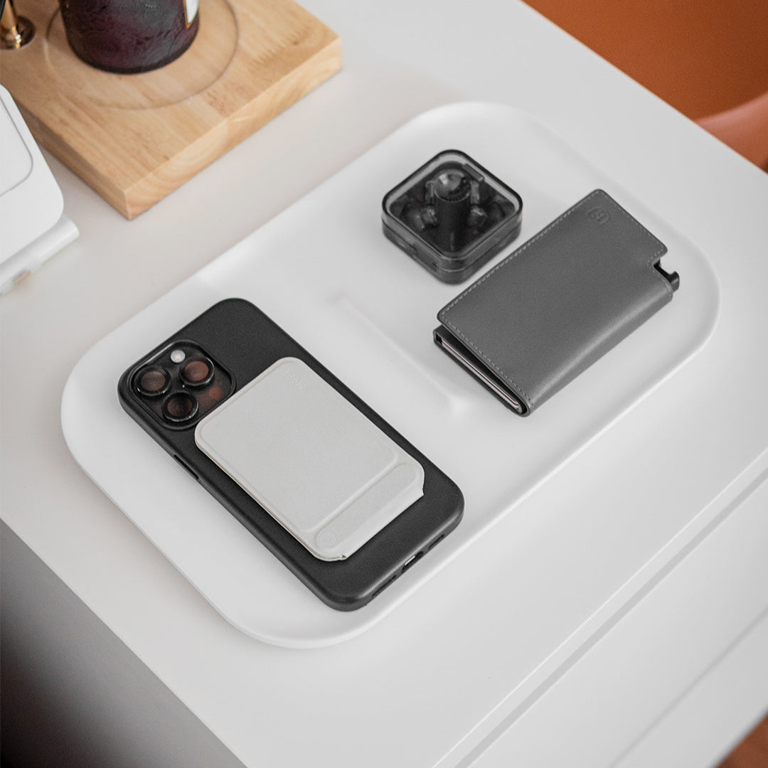 Japandi Catchall Tray | White