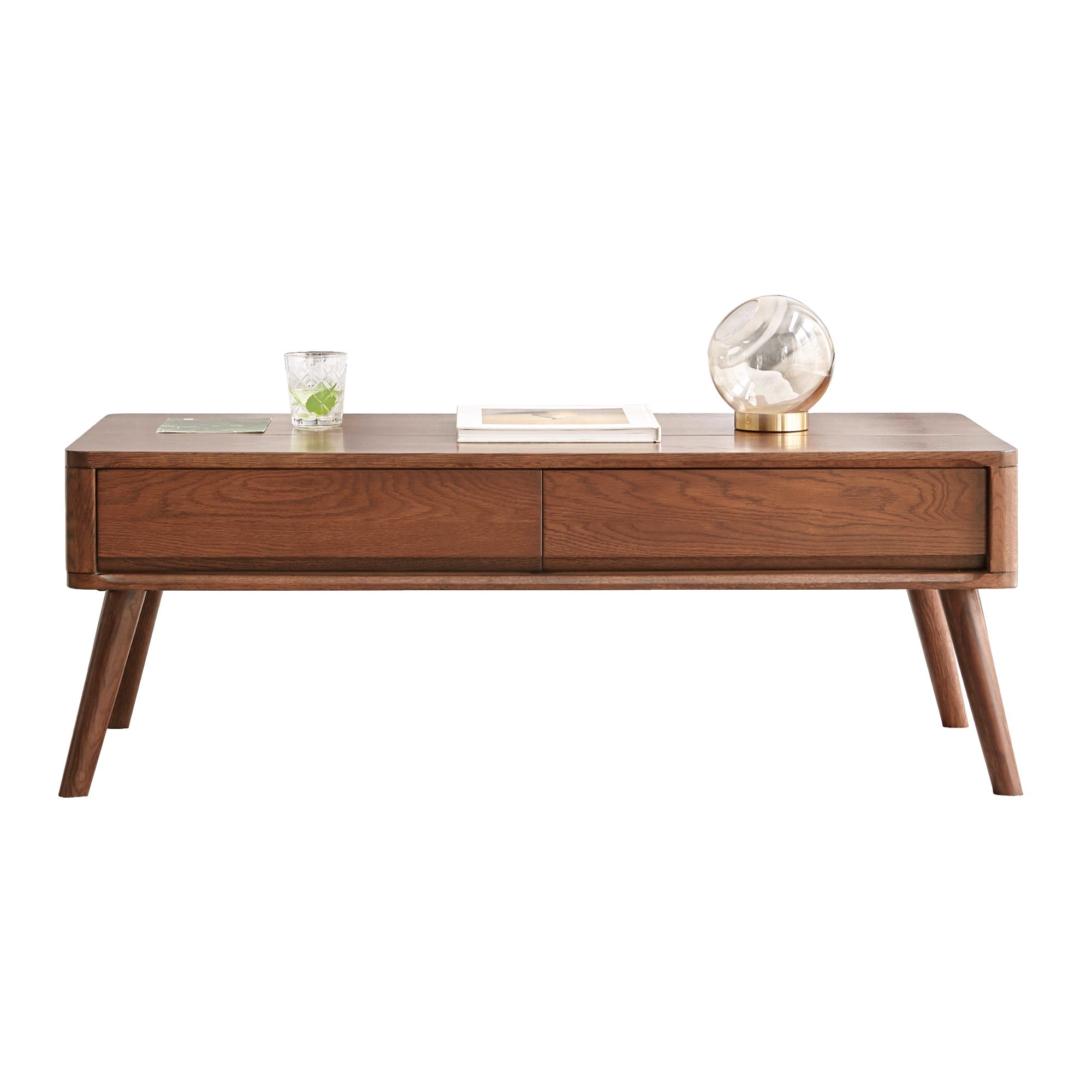 Japandi Solid Walnut Coffee Table - Raico Store